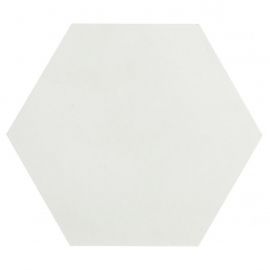 płytka ceramiczna biała heksagonalna
