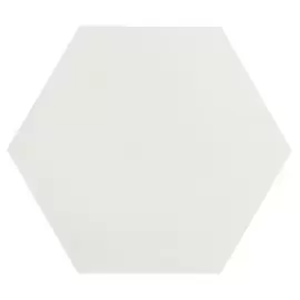płytka ceramiczna biała heksagonalna