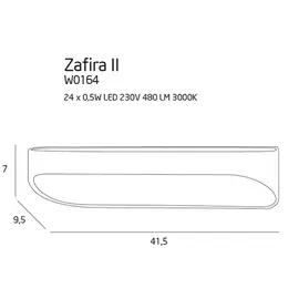 MAXLIGHT Zafira W0164 kinkiet DARMOWA WYSYŁKA W 24h