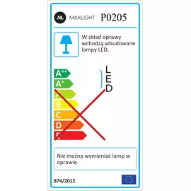 MAXLIGHT Organic Cooper P0205 lampa wisząca