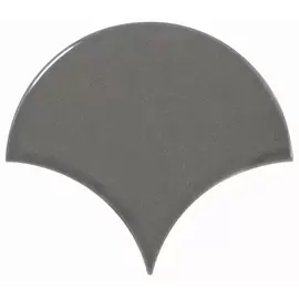 Equipe Scale FAN DARK  GREY 10,6x12  płytka ceramiczna połysk