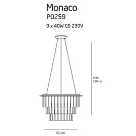 MAXLIGHT Monaco P0259 Lampa Wisząca