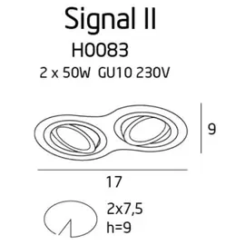 MAXLIGHT Signal II H0083 Oprawa podtynkowa DARMOWA WYSYŁKA W 24h