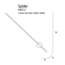 MAXLIGHT Spider W0212 Kinkiet DARMOWA WYSYŁKA W 24h