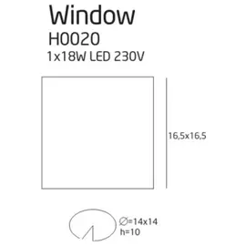 MAXLIGHT Window *H0020* oprawa halogenowa DARMOWA WYSYŁKA W 24h