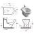 Olympia Ceramica Clear 50x36cm Bidet stojący biały