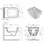 Olympia Ceramica Synthesis 50x36cm Bidet podwieszany biały