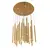 Maxlight organic gold p0242d lampa wisząca ściemnialna złota