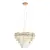 Maxlight monaco p0424 lampa wisząca złota