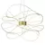 Axolight Hoops 4 Lampa Wisząca Złota SPHOOPS4OROR