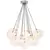Eichholtz Molecule Lampa Wisząca Srebrna 114754