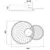 Mantra Collage Lampa Sufitowa/Plafon Czarny 7234