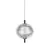 Lodes Studio Italia Design Jefferson Mini Chrom/Czerń