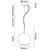 Fabbian Beluga Royal Lampa Wisząca Złota D57 A53 12