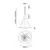 Fabbian Lens Lampa Wisząca Czarna F46 A03 14
