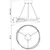 Mantra Infinity Lampa Wisząca Brąz 5391