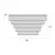 MONACO C0225 PLAFON SREBRNY Ø 80 CM C0225