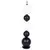 Maxlight f0058 lampa podłogowa czarna tama