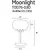 Maxlight moonlight grey t0076-03d lampa nocna darmowa wysyłka w 24h