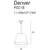 Maxlight denver p0218 lampa wisząca darmowa wysyłka w 24h