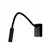 Maxlight riper w0046 kinkiet czarny