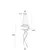 Maxlight ritz p0482d lampa wisząca chrom