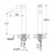 Kohlman axel bateria umywalkowa wysoka chrom qb170a