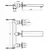 Kohlman excelent bateria umywalkowa podtynkowa 3-otworowa chrom qw193h