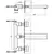 Kohlman excelent bateria umywalkowa podtynkowa 3-otworowa chrom qw198h