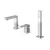 Kohlman Excelent Bateria Wannowa 3-otworowa Chrom QB241H