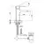 Kohlman foxal bateria bidetowa chrom qb130f