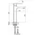 Kohlman foxal bateria umywalkowa wysoka chrom qb170f