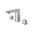 Kohlman Foxal Bateria Umywalkowa 3-otworowa Chrom QB200F