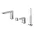 Kohlman Foxal Bateria Wannowa 4-otworowa Chrom QB244F