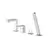 Kohlman Nexen Bateria Wannowa 4-otworowa Chrom QB243U