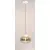 Maxlight p0518 lampa wisząca moonstone amber glass+white marble