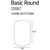 Maxlight  basic round white c0067 plafon biały