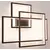 Geometric w0233 kinkiet czarny