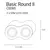 Maxlight basic round ii wh c0085 plafon biały