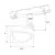 Maxlight magnetic m0018z reflektor magnetyczny  system zigbee 8w 766lm 2700/5000k