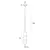 Maxlight p0589 lampa wisząca mauri 1 champagne glass
