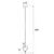 Maxlight p0575 lampa wisząca palloncini 1 amber glass
