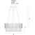 Maxlight trend p0368 lampa wisząca złota