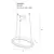 Maxlight luxury p0369d lampa wisząca złota ściemnialna