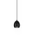 Maxlight comet round p0433 lampa wisząca czarna