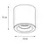 Maxlight form c0216 lampa sufitowa czarna ip65