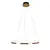 Maxlight p0494 lampa wisząca queen ø 70 cm złoto szczotkowane