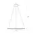 Maxlight p0494 lampa wisząca queen ø 70 cm złoto szczotkowane
