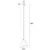 Maxlight p0548 lampa wisząca sakura darkwalnut wood