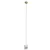 Maxlight p0573d lampa wisząca vetro brushed gold
